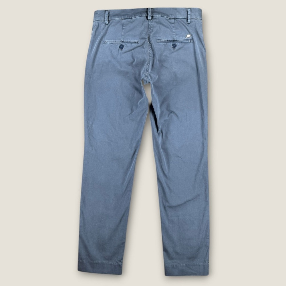 Mason's New York Slim Womens Chino Pants 40 US 4 Blue Cotton Made In Italy - Picture 8 of 10